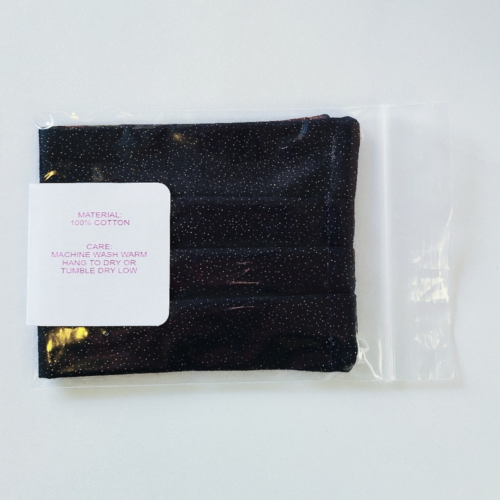 🚫SOLD🚫🌿Camo🔄Sparkle Reversible Face Mask NWT - Picture 5 of 9